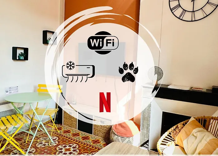 Studio Climatise Avec Wi-Fi Et Netflix - Fac, Gare & Centre A Pied